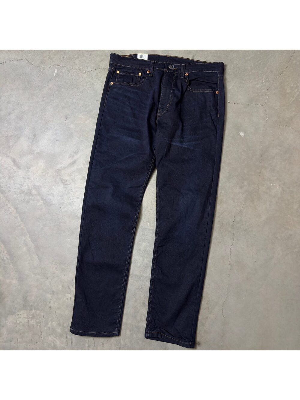 NWT Levi's 502 Taper Stretch Jeans Mens 34x32 Dark Indigo